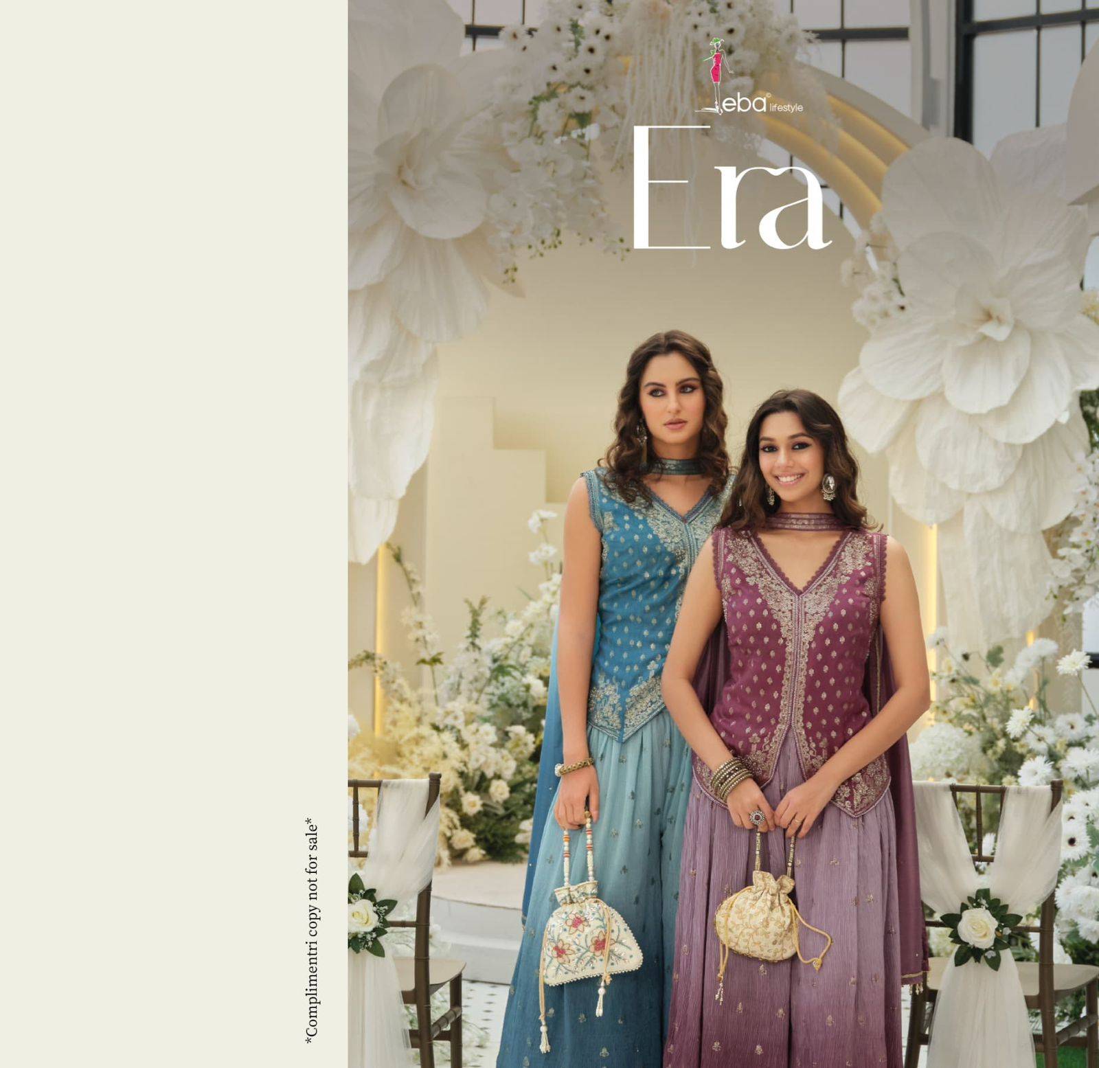 Era By Eba Lifestyle 2364 to 2365 Series Ready To Wear Heavy chinon readymade Dresses At Wholesale Price